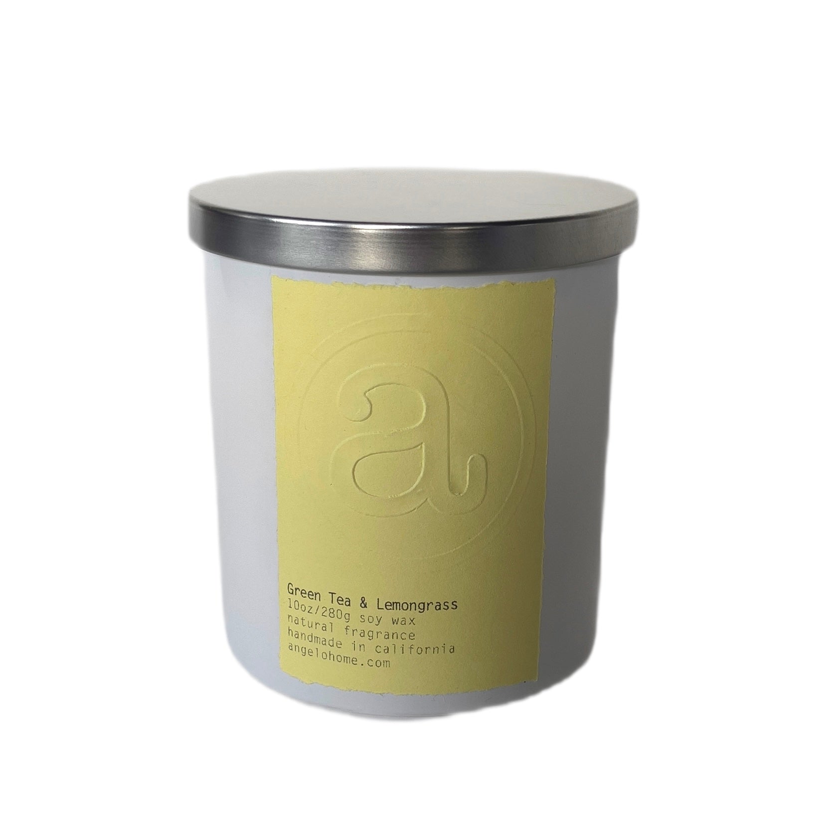 angelo:HOME Green Tea + Lemongrass Scented Candle