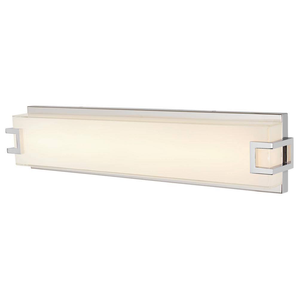 Home Decorators Collection Grandale 23.25 in. Chrome LED Vanity Light 22732