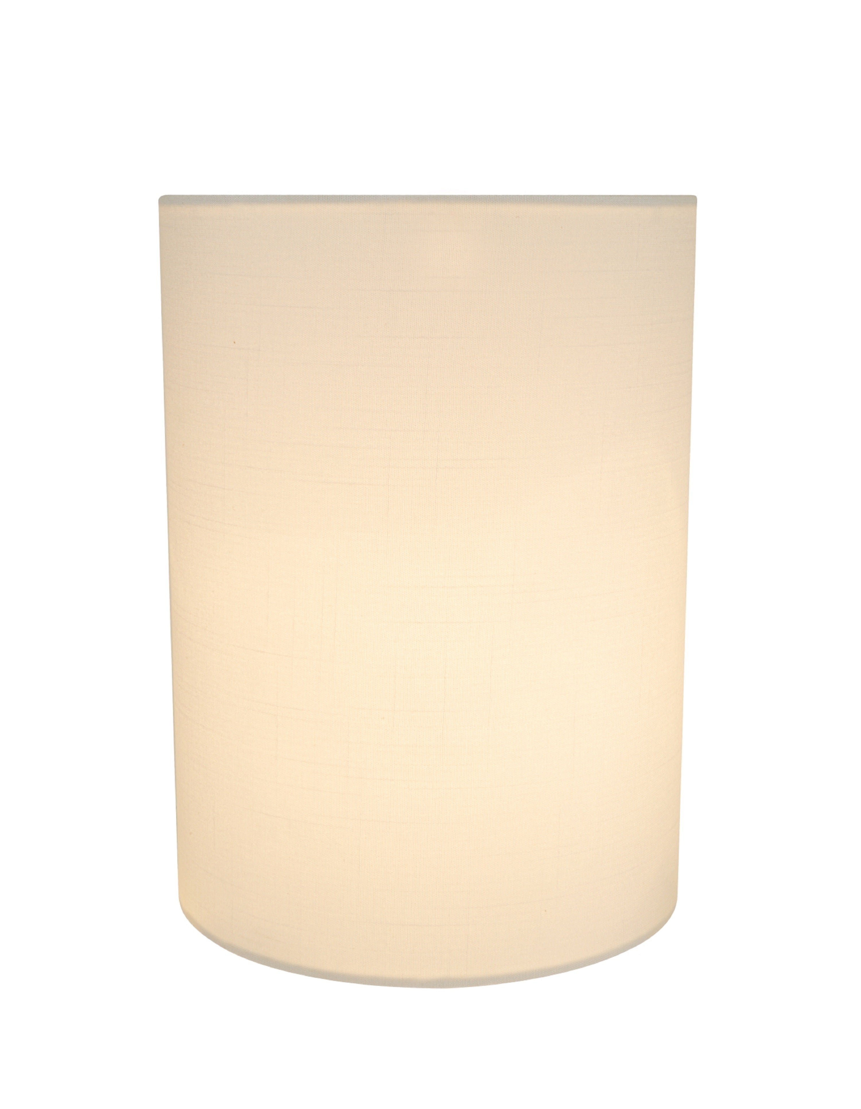 Aspen Creative 32133 Transitional Drum (Cylinder) Shape Spider Construction Lamp Shade in Off White， 8