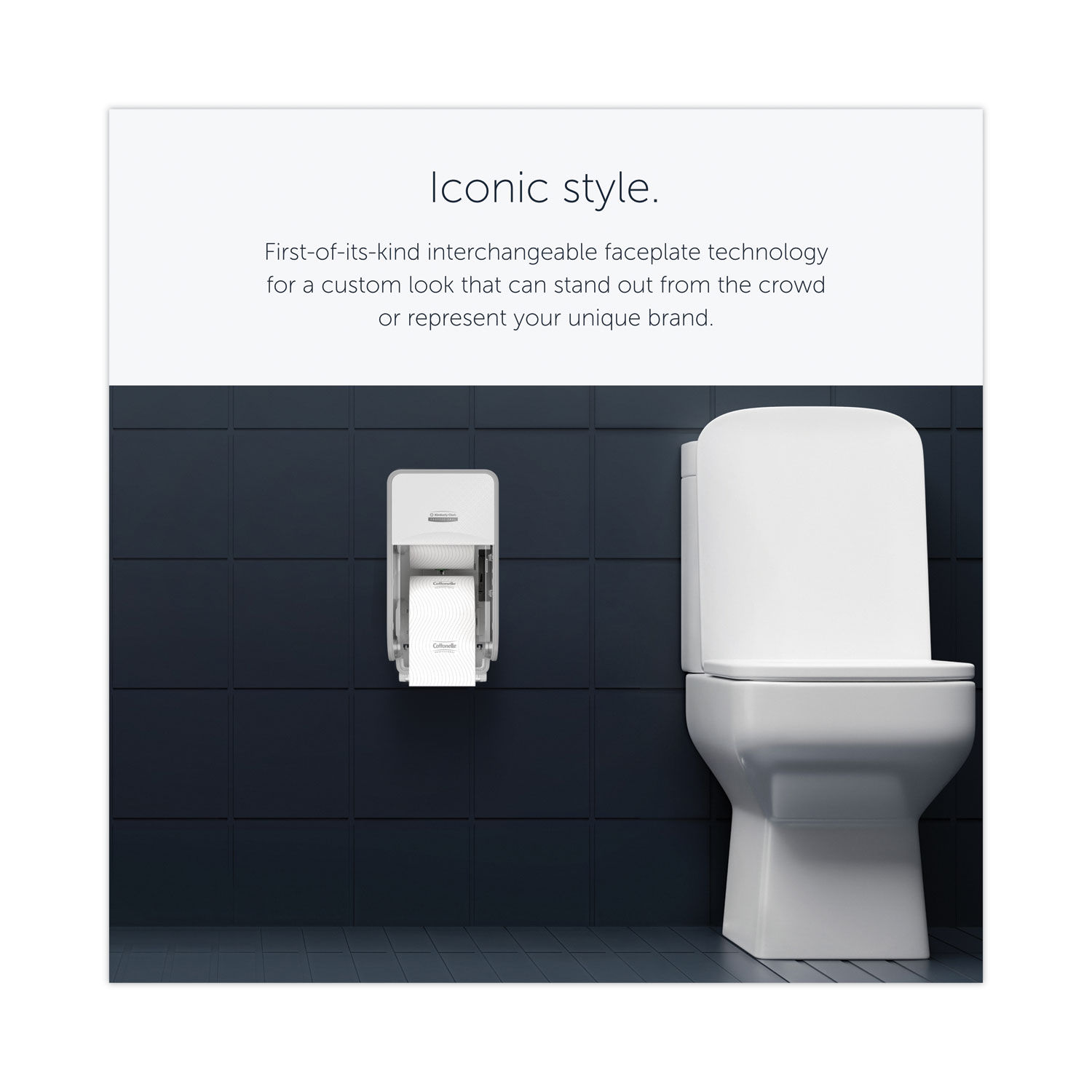 ICON Coreless Standard Roll Toilet Paper Dispenser by Kimberly-Clark Professional* KCC58711