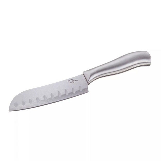 Gibson Our Table 2 Piece Stainless Steel Santoku Knife Set