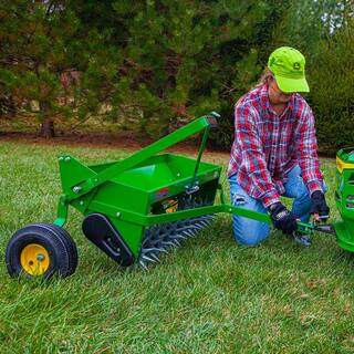 John Deere 40 in. Tow-Behind Combination Aerator-Spreader AS-40JD