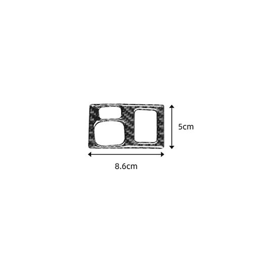 For Ct 2011-2017 Carbon Fiber Light Control Adjustment Panel Cover Sticker Decorative Accessories