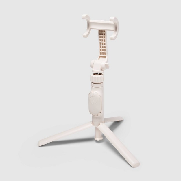 Desktop Tripod Phone Mount Stone White