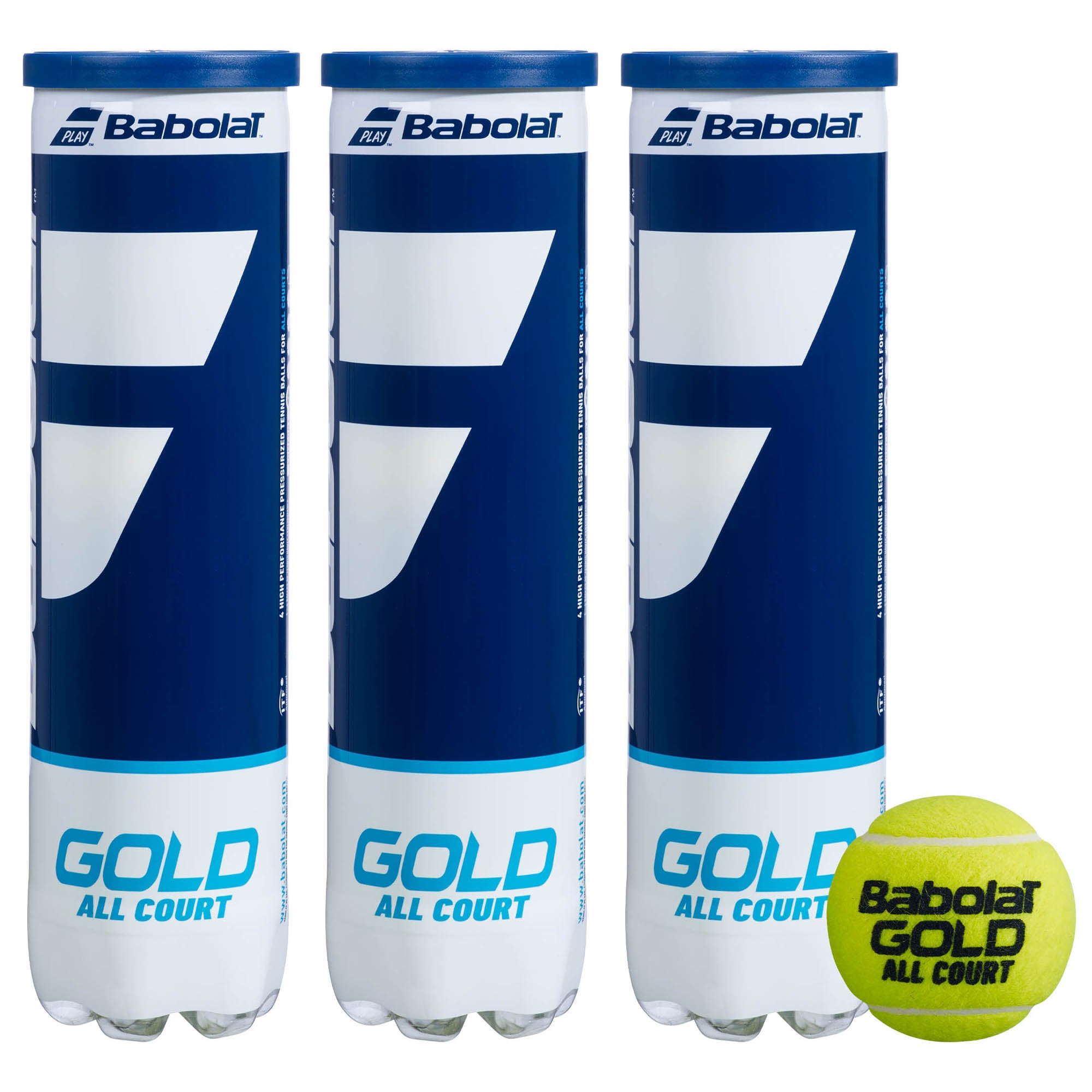 Babolat Gold All Court Tennis Balls - 1 Dozen