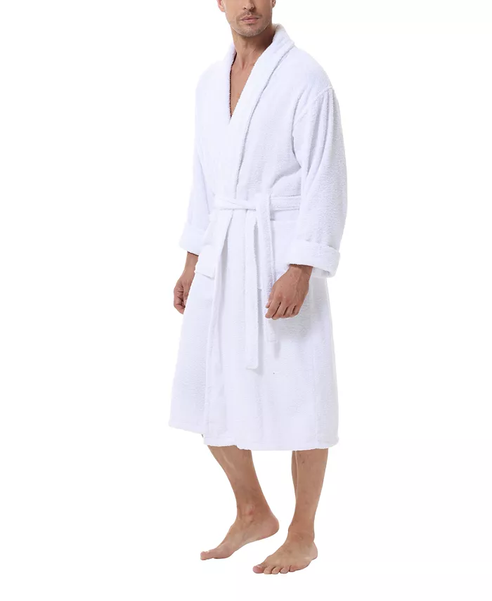 INK+IVY Men's All Cotton Terry Robe