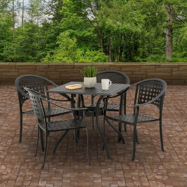 Bourton Collection AllWeather Dining Table by National Tree Company