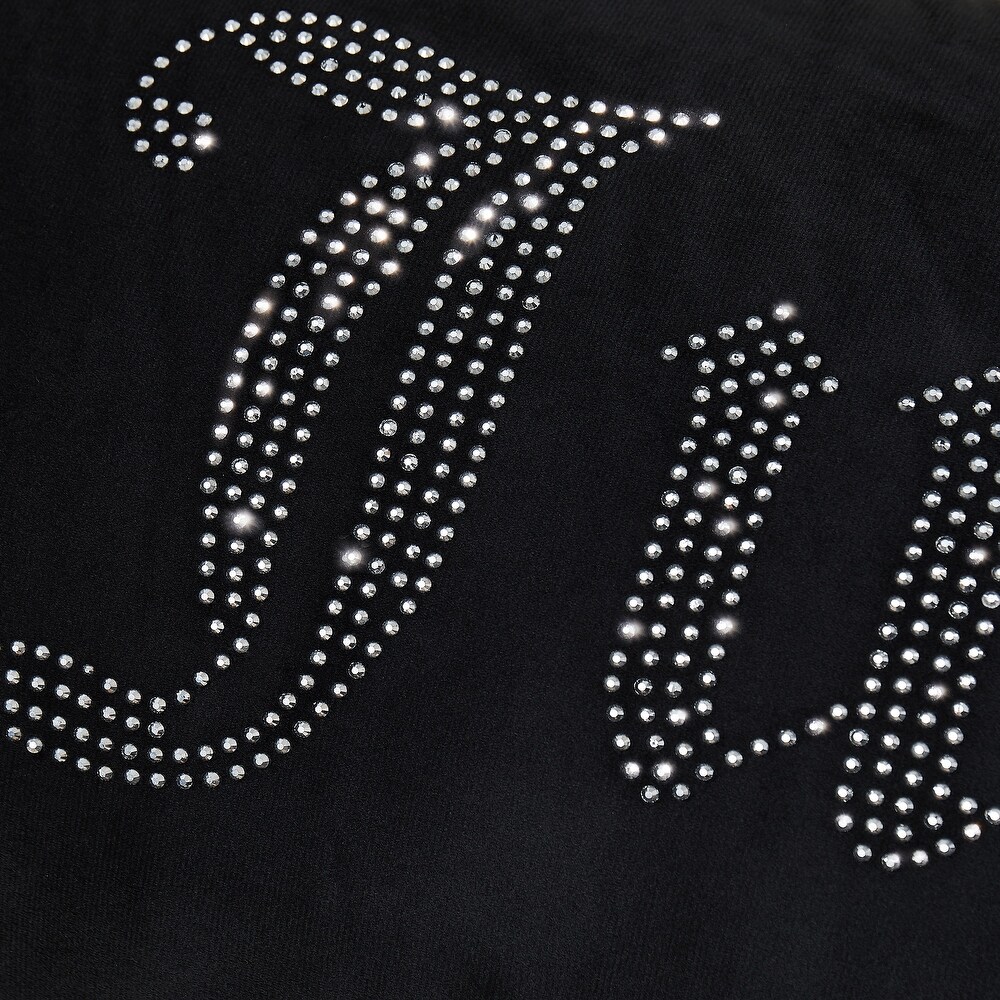 Juicy Couture Silver Rhinestone Pillow 16\