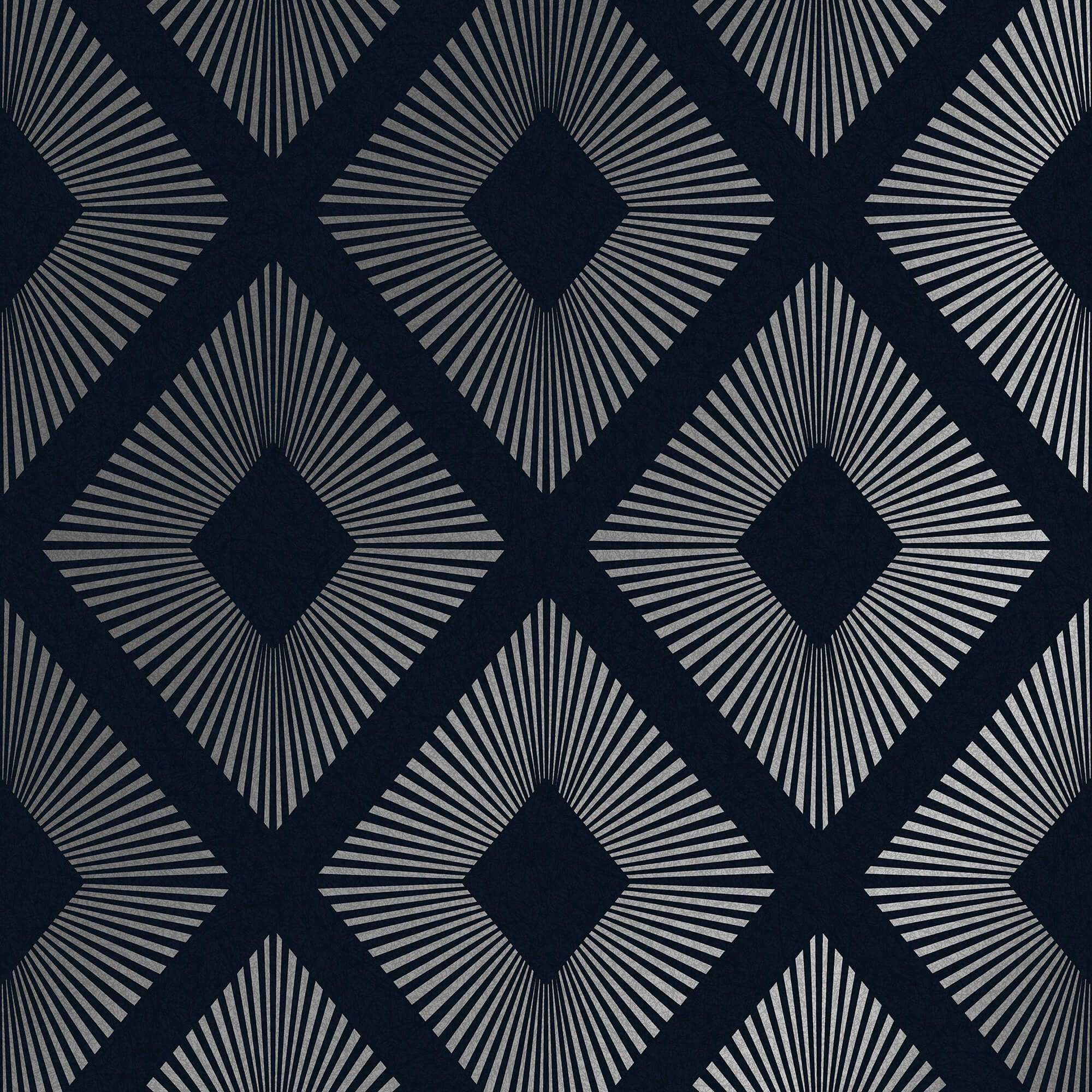 NEXT Deco Triangle Navy Wallpaper