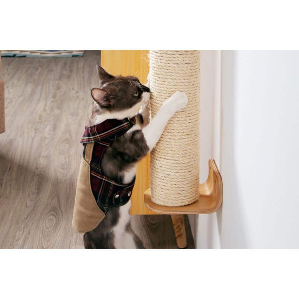 AndMakers MYZOO Cylinder Beige Extend Cat Scratcher and Scratching Post Furniture Cover MZ-Cylinder-RPL