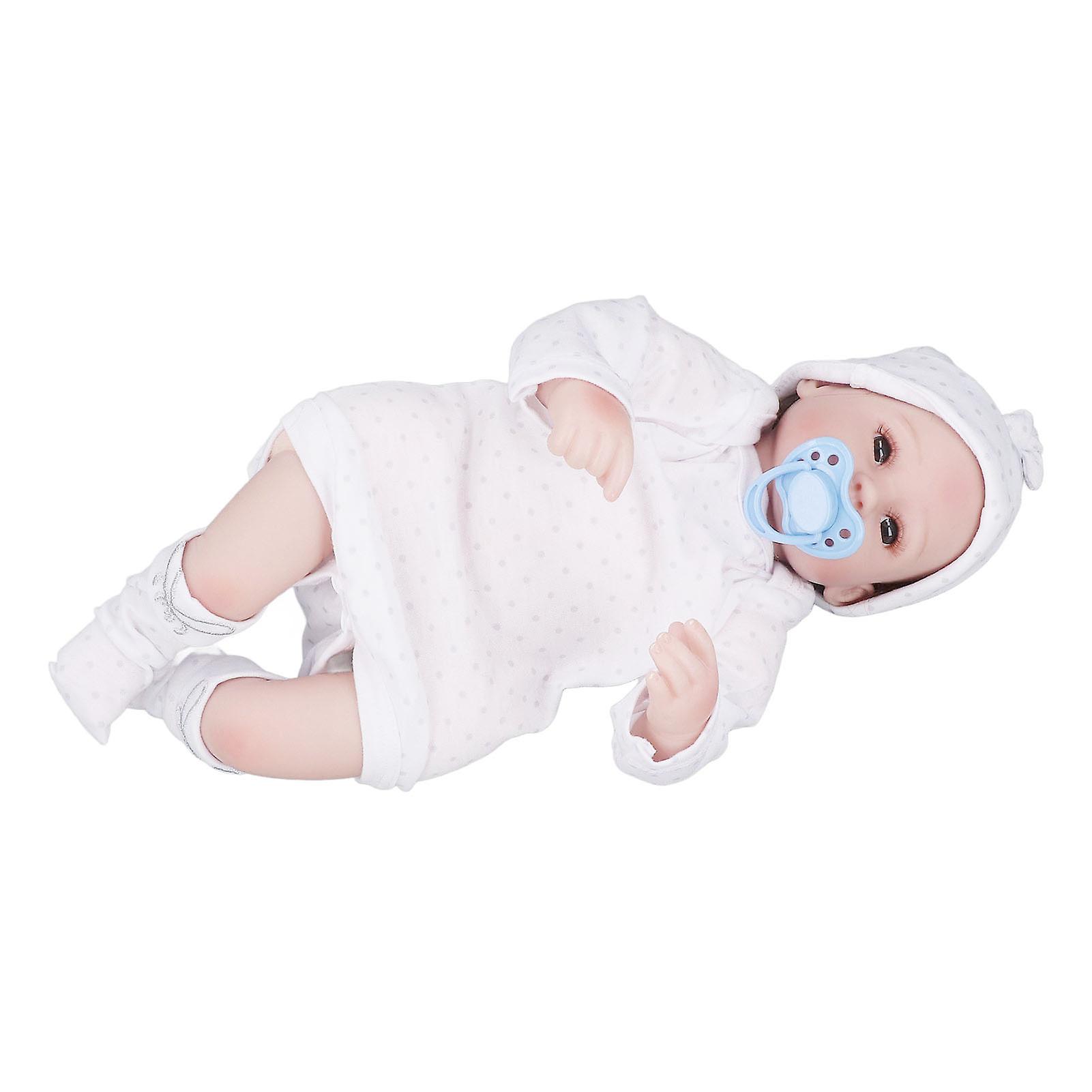 15inch Silicone Baby Doll Realistic Educational Soft Body Reborn Baby Dolls for Children Over 3 Years Old