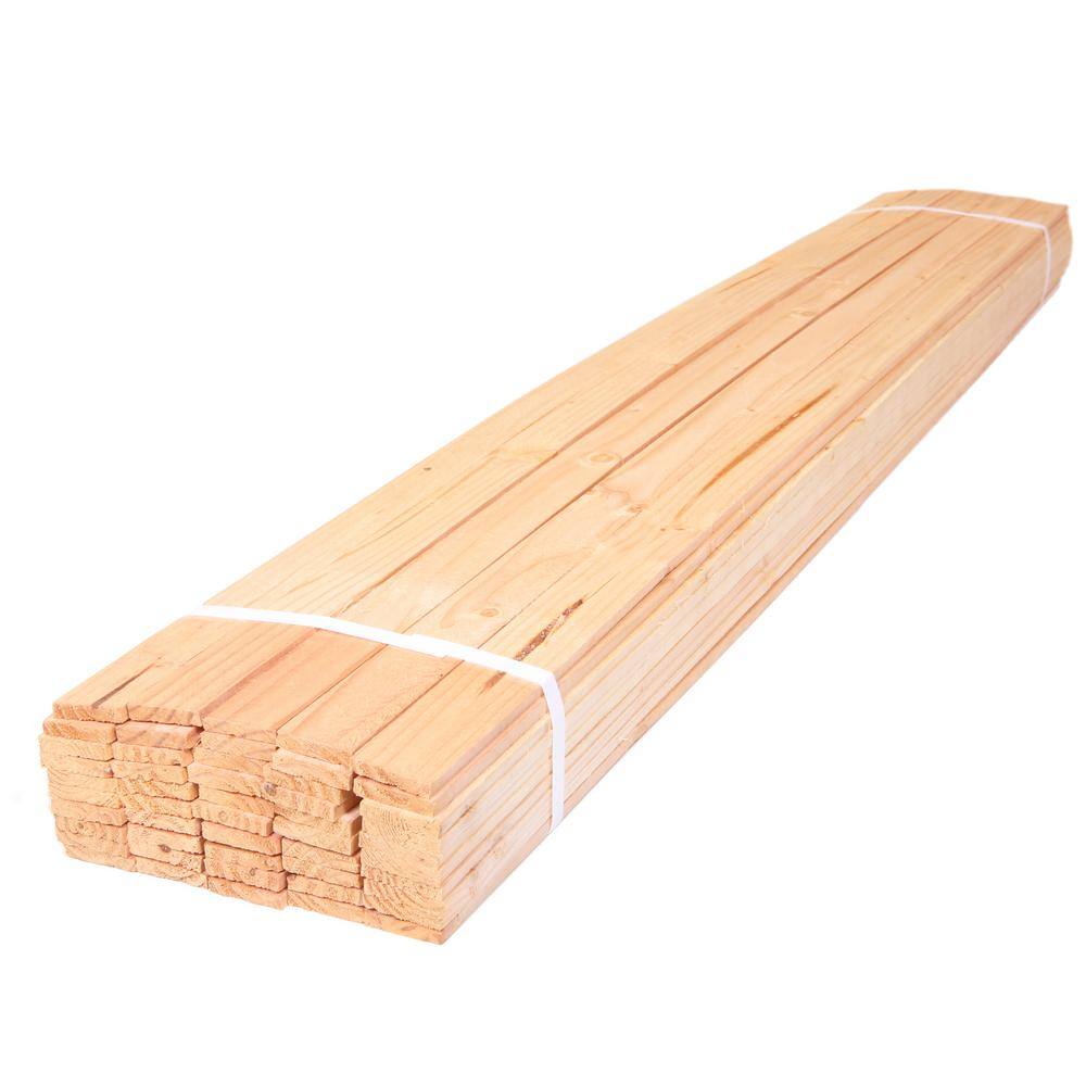 516 in. x 1-12 in. x 4 ft. Wood Lath (50-Pack) 234629