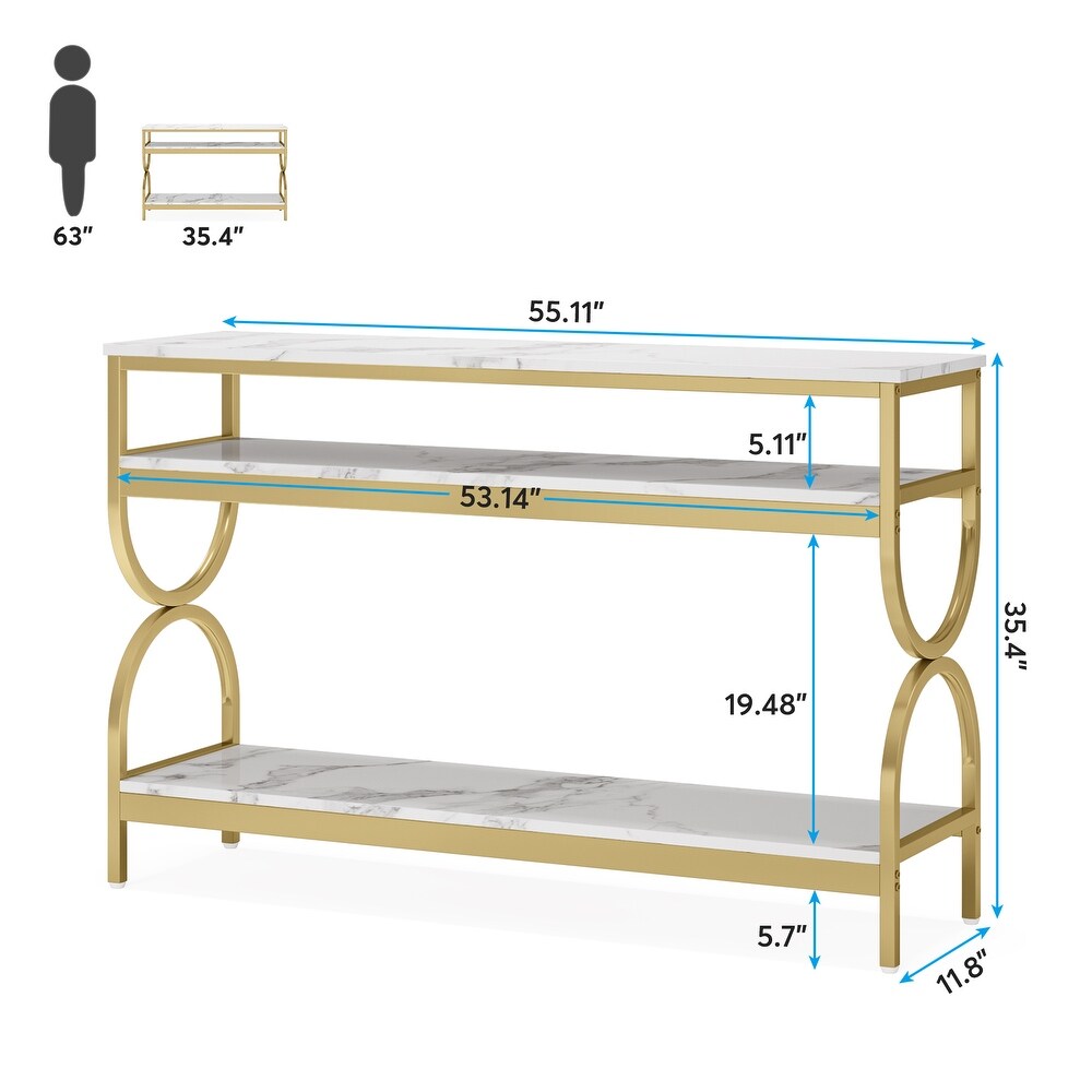 55 Inch Sofa Console Table