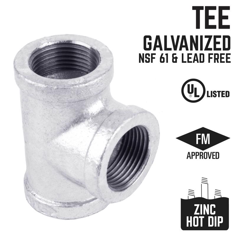 TEE GALVANIZED 4