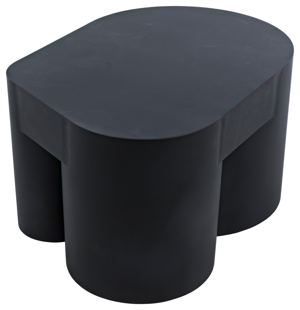 Bain Coffee Table  Black Metal   Industrial   Coffee Tables   by HedgeApple  Houzz