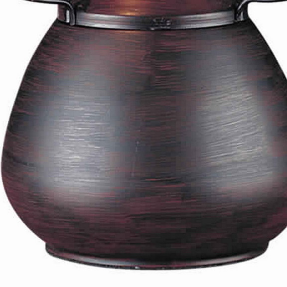 Benjara BM223691 Pot Bellied Metal Body Table Lamp...