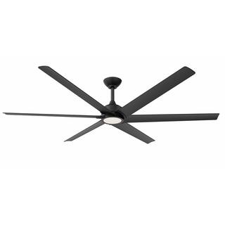 AIRE BY MINKA Hillsdale 65 in. Integrated LED IndoorOutdoor Coal Ceiling Fan with Light Kit and Remote Control 04755