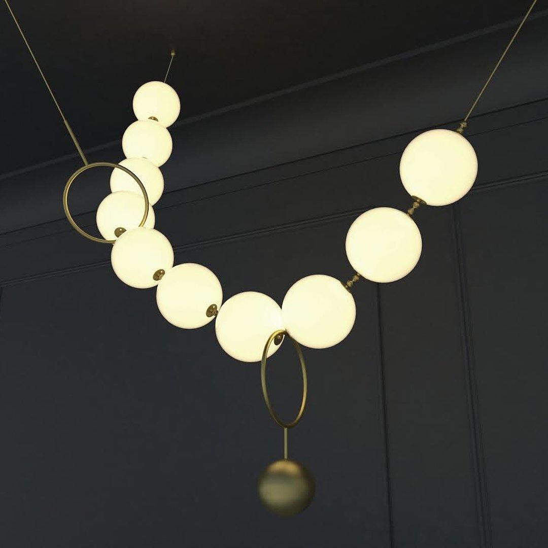 Necklace LED Pendant Lamp