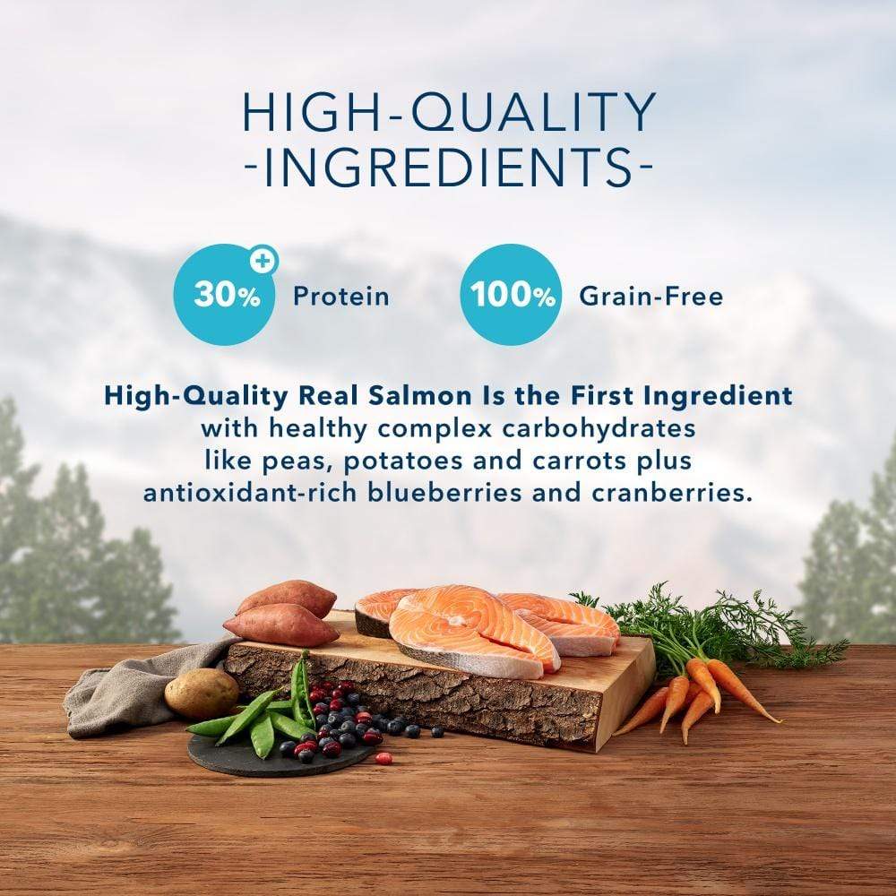 Blue Buffalo Wilderness Grain Free Salmon High Protein Recipe Dry Cat