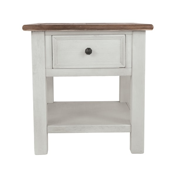 Bolanburg Antique White/Brown Casual End Table