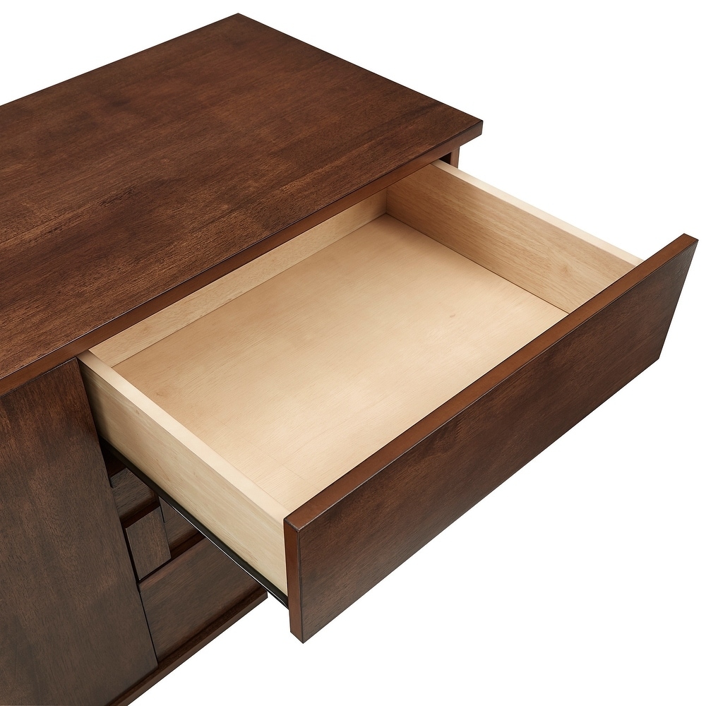 Kieran Mid Century Wood 2 Door and 3 Drawer Server by iNSPIRE Q Modern
