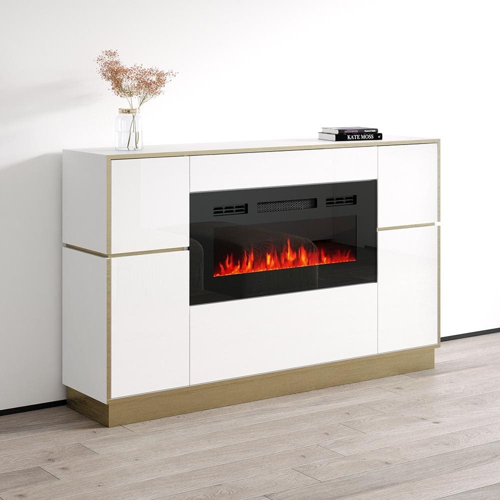 Odessa BL EF Fireplace Sideboard