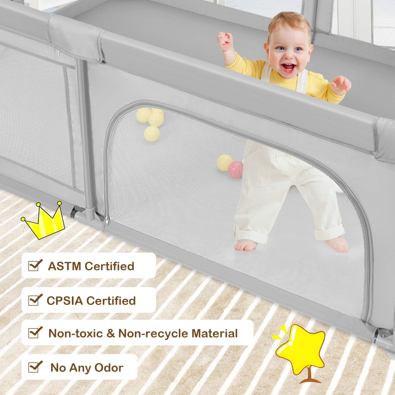 Costzon Baby Playpen for Toddler