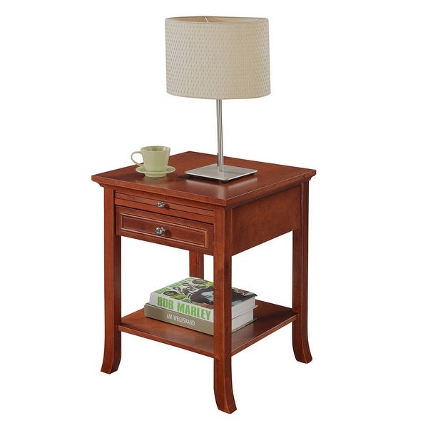 American Heritage Logan End Table with Drawer and Slide