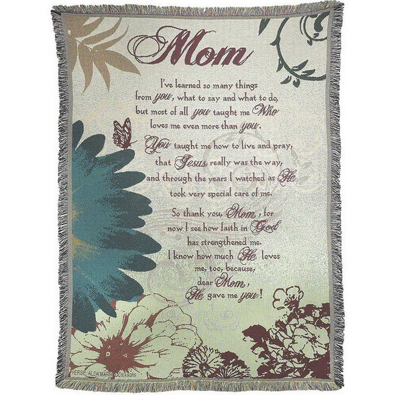 Dicksons FAB 3078 Mom Tapestry Throw Blanket