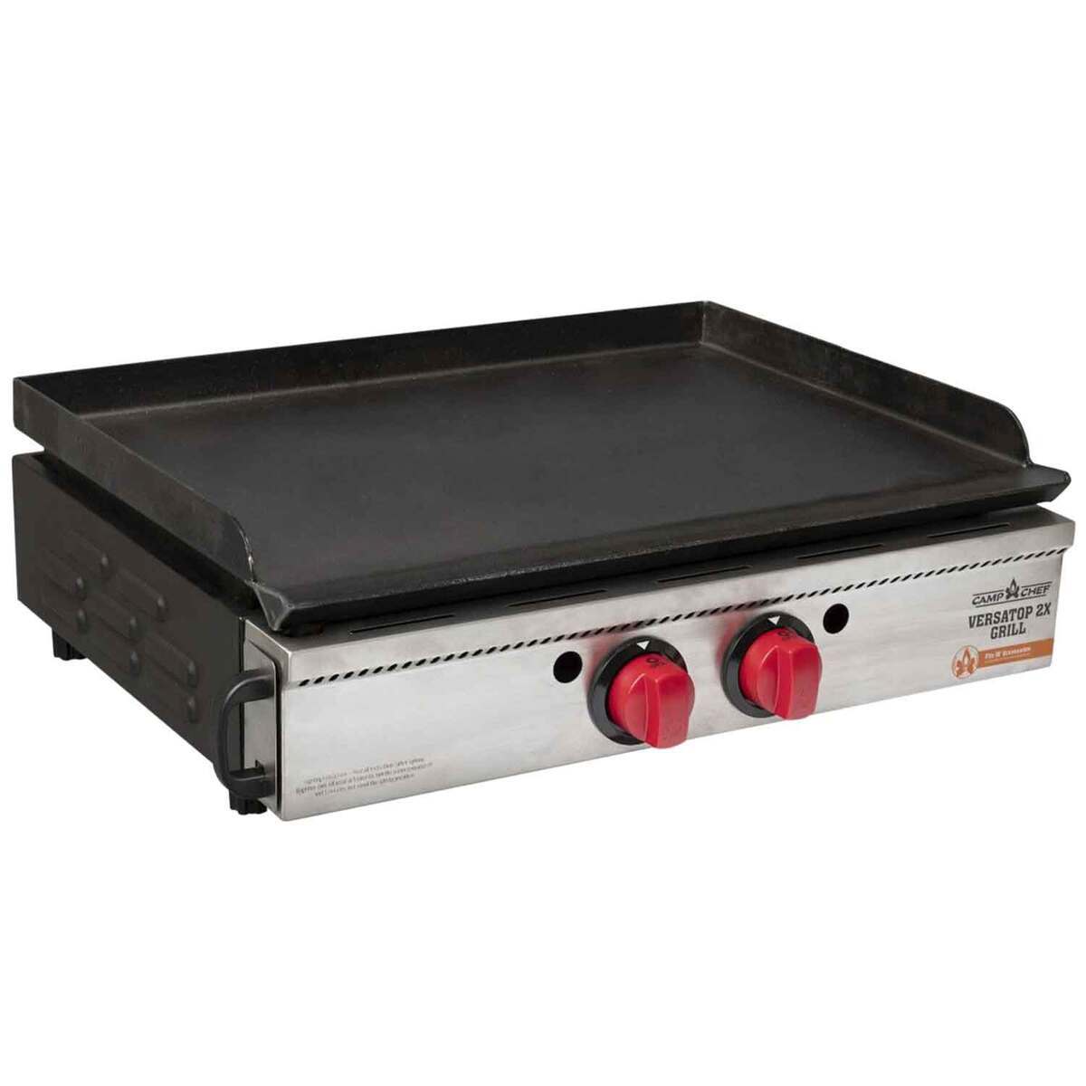 Camp Chef VersaTop 2X 2 Burner Griddle  Silver