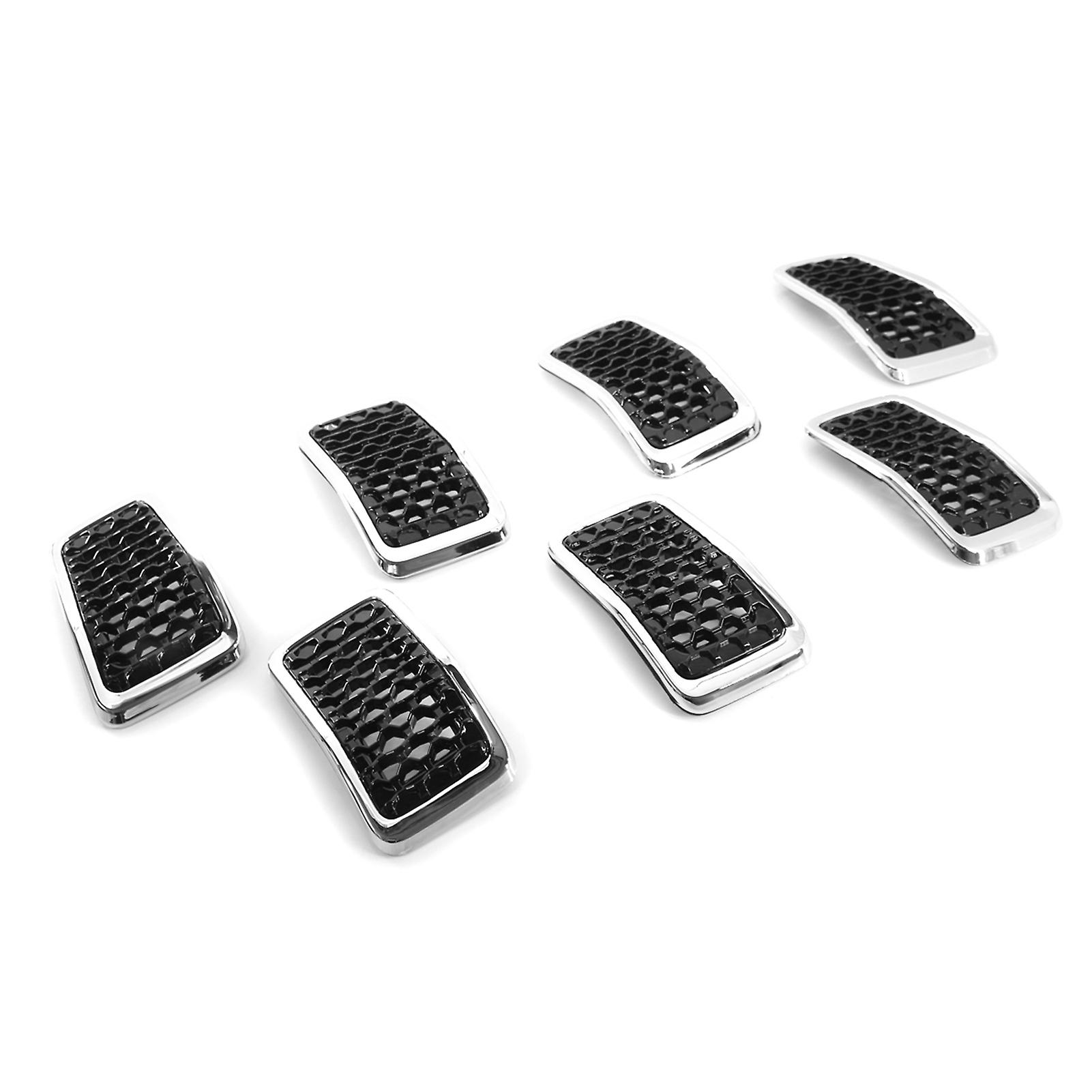 Multicolor Upgrated Grill Inserts Front Grille Inserts Electroplating Black Honeycomb Mesh Cover Accessories Replacement For Jeep Cherokee 2019 2020 2