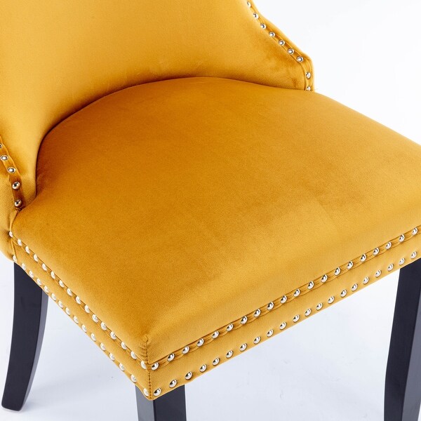 Upholstered Wing-Back Dining Chair