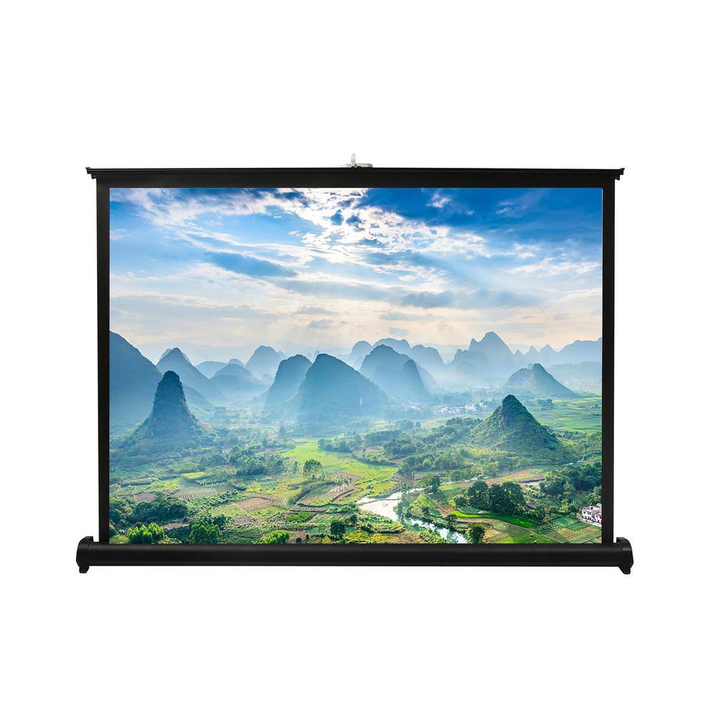 ProHT 50 in. Foldable Table Top Portable Projection Screen 16:9 Ratio 05366