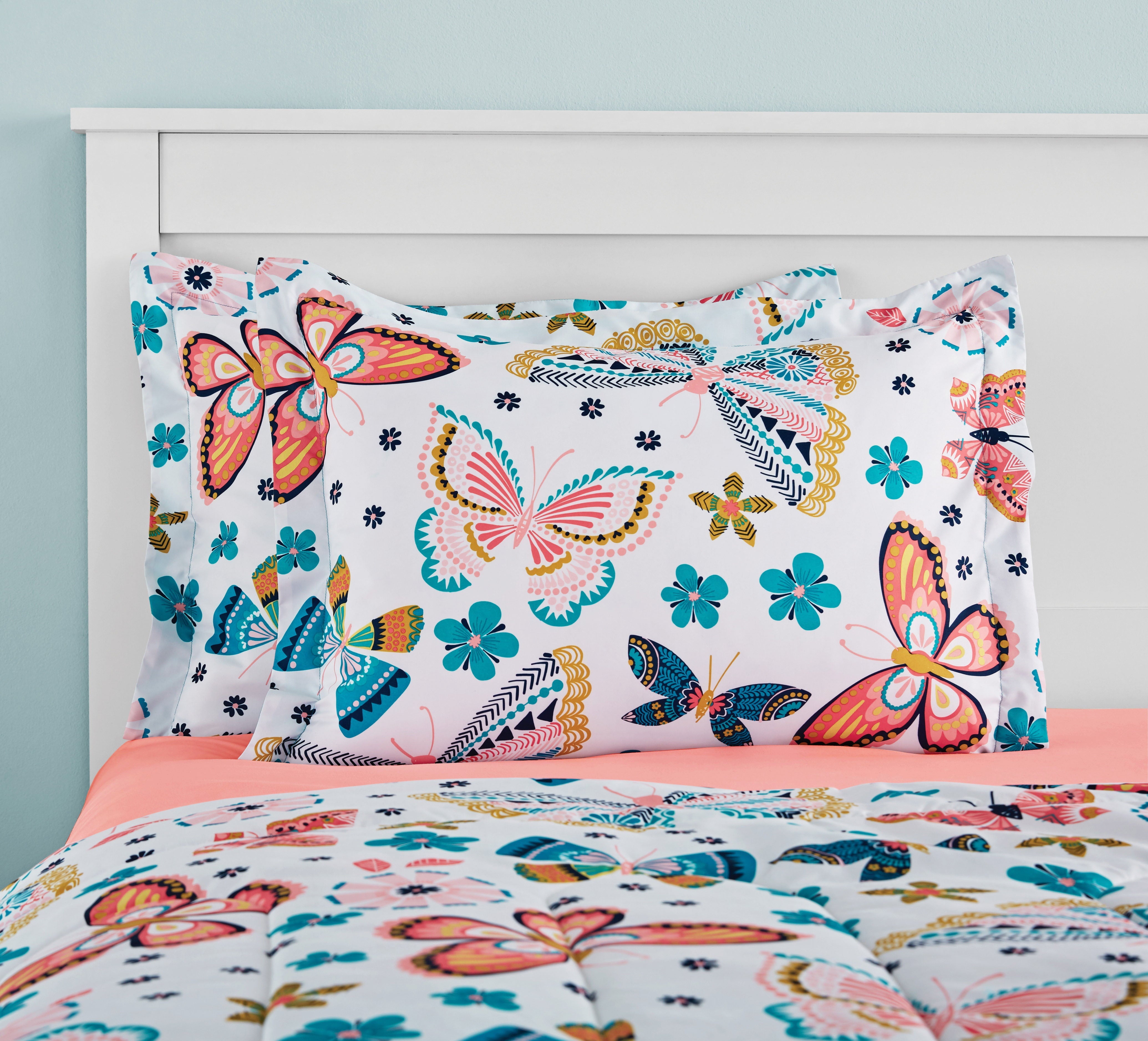 Your Zone Butterfly Bed in a Bag Coordinating Bedding Set