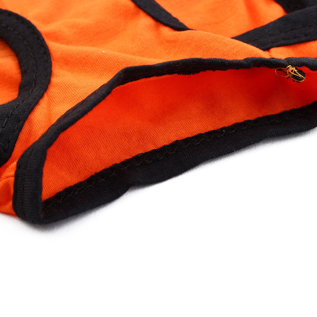 Uxcell Orange Black S Size  VIP Print Summer Coat Puppy Costume Pet Clothing Small Dog Cat Vest T-shirt Tee