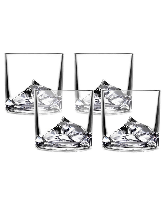 Liiton Mount Everest Whiskey Glasses Set of 4