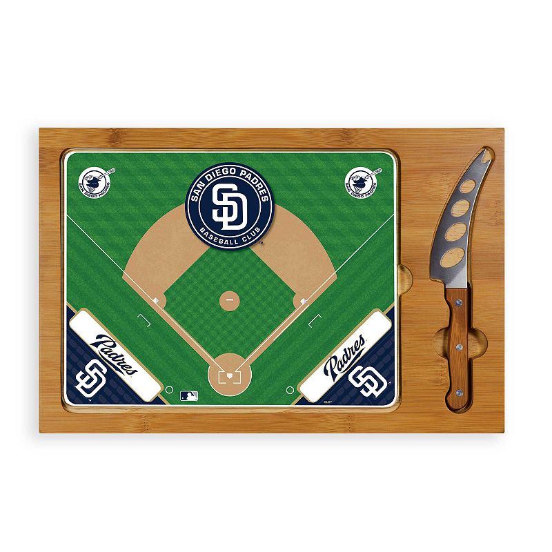 Picnic Time San Diego Padres Icon Rectangular Cutting Board Gift Set