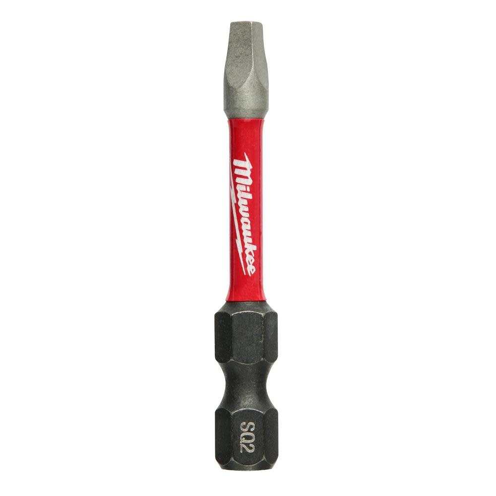 Milwaukee SHOCKWAVE 2 in. Impact Square Recess #2 Power Bit 48-32-4472 from Milwaukee