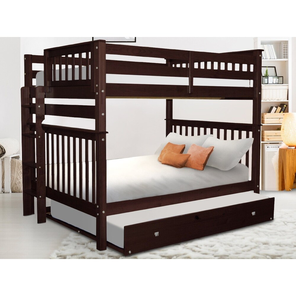 Taylor   Olive Trillium Full over Full Bunk Bed  Full Trundle