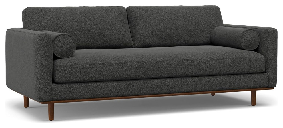 Midcentury Sofa  Extra Padded Seat  ampBack With Track Arms   Midcentury   Sofas   by Decor Love  Houzz