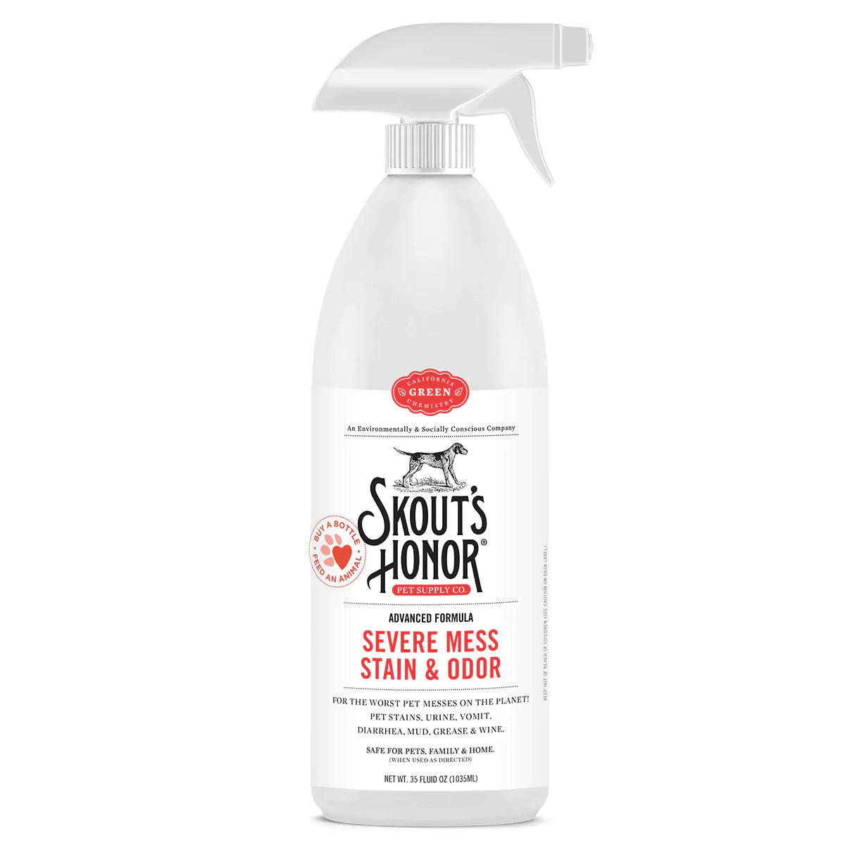 Skout Honor Stain and Odor Severe Mess Advanced Formula Dog 35oz;