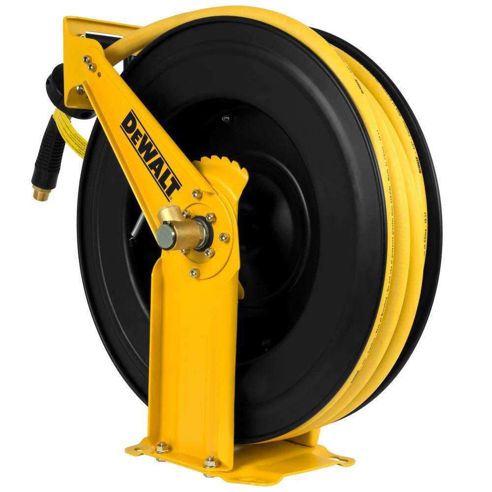 DW 12 in. x 50 ft. Double Arm Auto Retracting Air Hose Reel DXCM024-0344