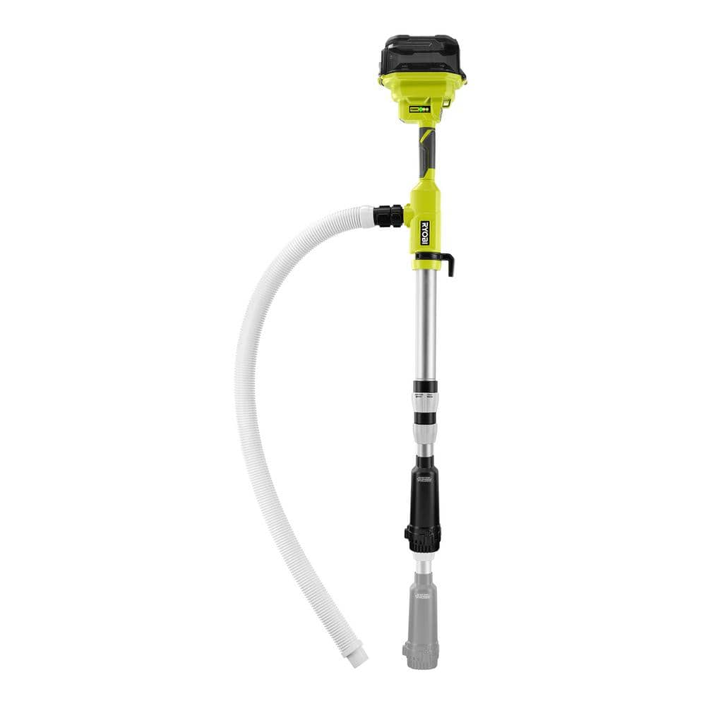 RYOBI ONE+ 18V Cordless 1/6 HP Telescoping Pole Pump with 2.0 Ah Battery and Charger RY20UP022K