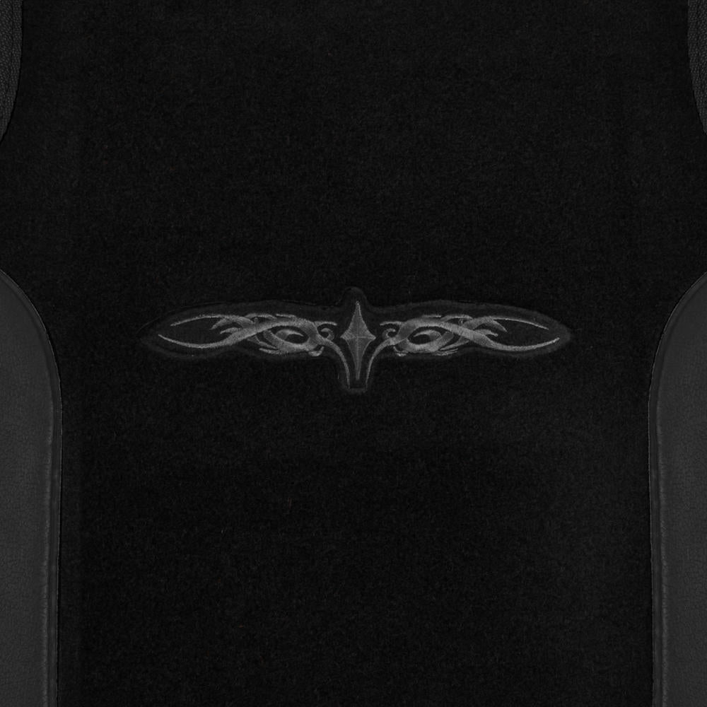 BDK Design Car Floor Mats 4 Pieces - Carpet with Unique Design， Universal Fit - Front and Rear Full Set