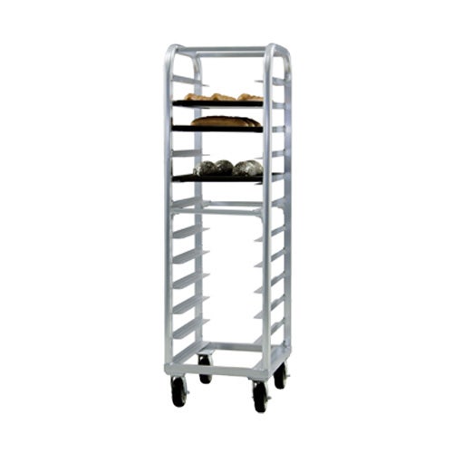 New Age Industrial 4333 Lifetime Series Aluminum Bun Pan Rack， 12-Pan Capacity