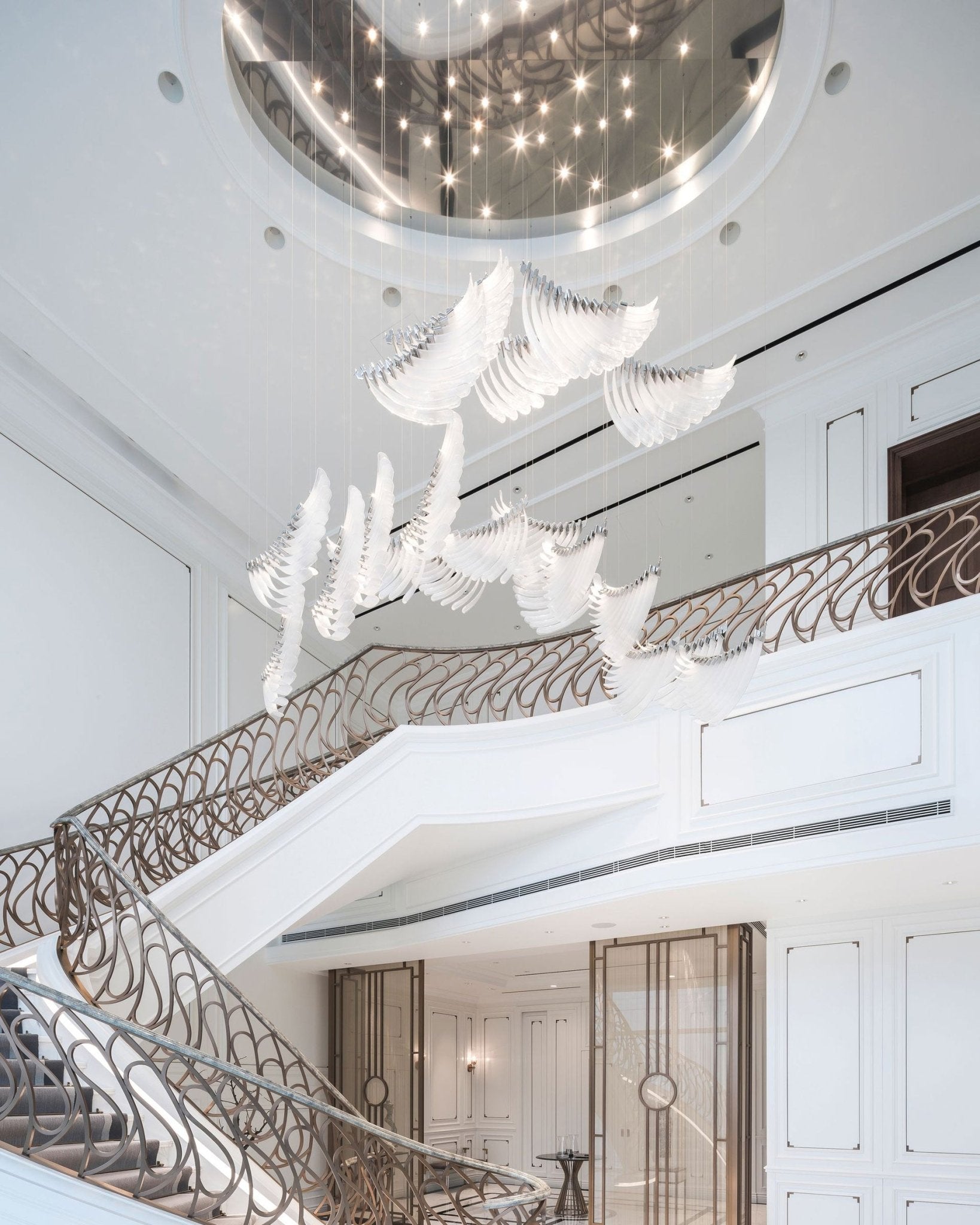 Bird Feather Wings Chandelier