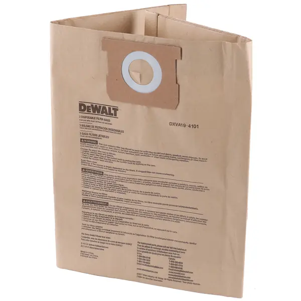 DEWALT 3-Count 6-10 Gallon Dust Bag