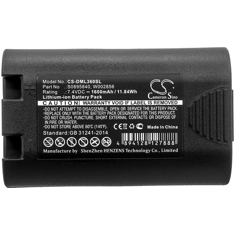 3M PL200 1600mAh Replacement Battery BatteryClerkcom Printer