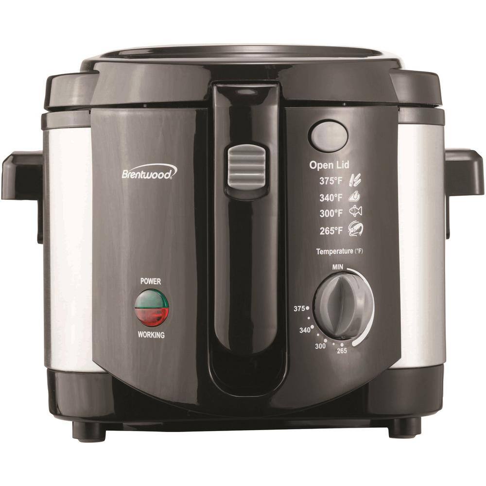 Brentwood Appliances 2 qt. Black Deep Fryer DF-720