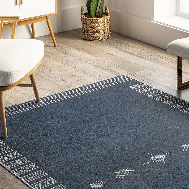 nuLOOM Arina Machine Washable Global Inspired Simplistic Tribal Area Rug